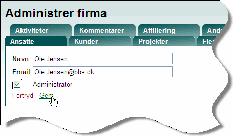 Brugeroprettelse Brugeroprettelse