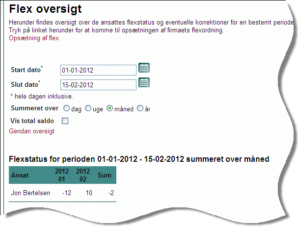 Flex - oversigt Flex - oversigt